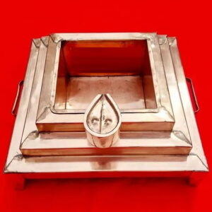 Havan Kund with Mekhla and Yoni - Made of pure copper